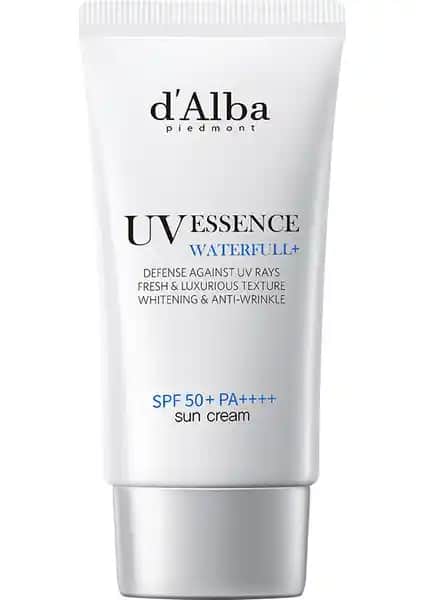 d'Alba Dalba Waterful Essence Sun Cream Güneş Koruyucu Yüz Kremi 50+ SPF Suya Dayanıklı