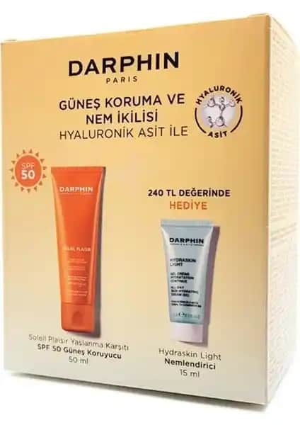 Darphin Güneş Seti Soleil Plaisir SPF50 ve Hydraskin Light ile cilt bakımı deneyiminizi geliştirin