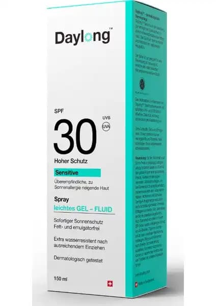 Daylong Sensitive Sıvı Jel Sprey SPF 30: Hassas ve Yağlı Ciltler İçin Güvenilir Güneş Koruyucu
