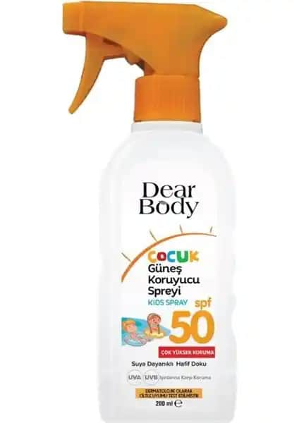Dear Body SPF 50 Güneş Koruyucu: Yüksek Koruma Sağlayan Pratik Güneş Spreyi