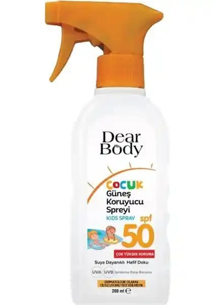 Dear Body SPF 50 Güneş Koruyucu: Yüksek Koruma Sağlayan Pratik Güneş Spreyi
