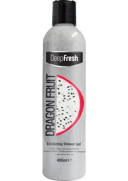 Deep Fresh Ejder Meyvesi Arındırıcı Duş Jeli 400 ml doğal içerik ve ferahlatıcı etkisiyle