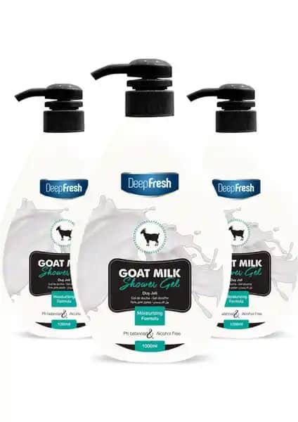 Deep Fresh Keçi Sütü Duş Jeli: Doğal İçeriklerle Nemlendiren ve Yatıştırıcı Etki
