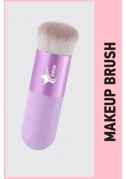 Demstar Luxury Kabuki Fondöten ve Allık Fırçası Profesyonel ve Çok Amaçlı Makyaj Aracı