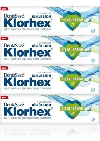 Dentasave Klorhex Diş Macunu Günlük Bakım ile Ağız Sağlığınızı Güçlendirin ve Beyaz Gülüşünüzü Koruyun
