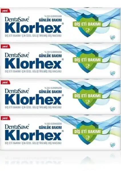 Dentasave Klorhex Diş Macunu Günlük Bakım ile Ağız Sağlığınızı Güçlendirin ve Beyaz Gülüşünüzü Koruyun