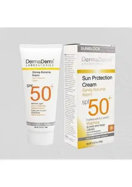 Dermaderm Napure SPF 50+ Güneş Kremi Hassas Ciltler İçin Yüksek Koruma ve Nemlendirme