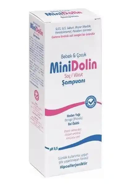 Dermadolin Minidolin Kepek ve Kaşıntı Önleyici Doğal Şampuan 250 ml