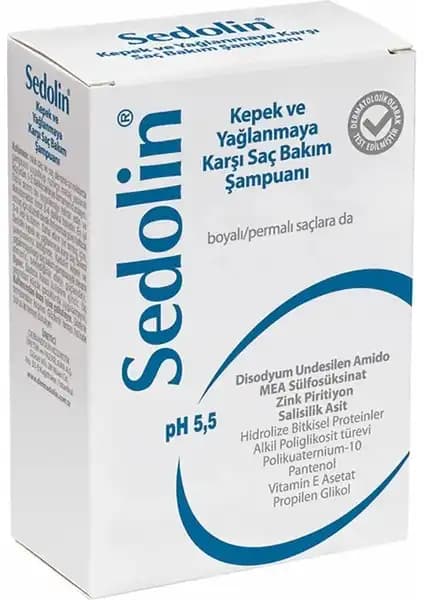 Dermadolin Sedolin Şampuanı kepek ve yağlanmaya karşı etkili saç bakım çözümü