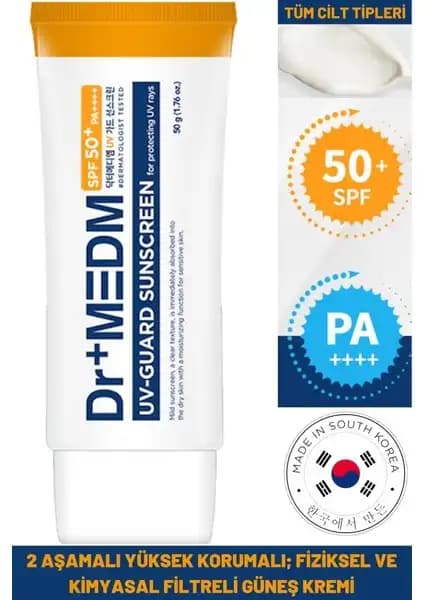 Dermal Dr+Medm SPF50/PA++++ Güneş Koruyucu Krem: Güçlü ve Hafif Koruma Sağlar