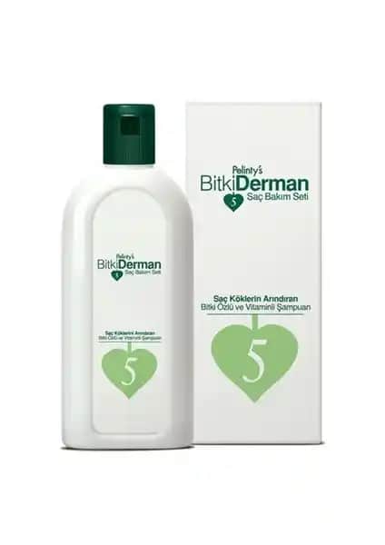 Derman Pelinty's Bitki Özlü Vitaminli Şampuan Saç Sağlığını Destekleyen Doğal Bakım Ürünü