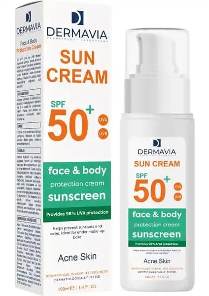 Dermavia SPF+50 Güneş Koruyucu Kremi: Yüksek Koruma ve Cilt Bakımı İçin Ideal Çözüm