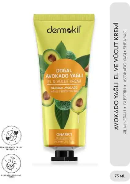 Dermokil Avokado Özlü El ve Vücut Kremi: Doğal İçeriklerle Güçlü Cilt Bakımı