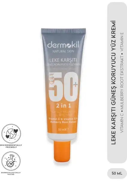 Dermokil Leke Karşıtı Güneş Kremi 50 Ml – Yüksek Koruma ve Leke Önleyici Etki