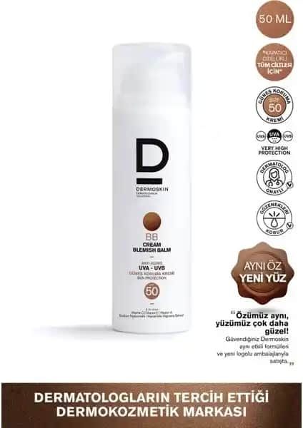 Dermoskin BB Krem SPF 50 ile Cilt Sağlığı ve Güzelliğinizi Koruyun
