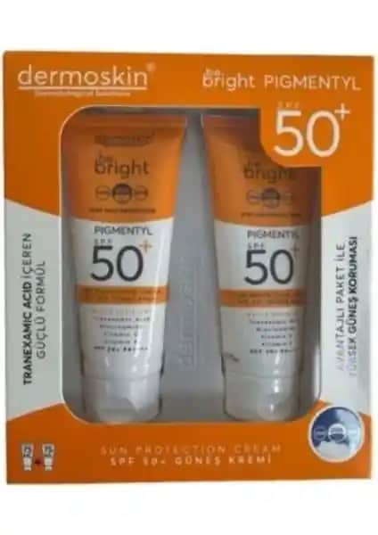 Dermoskin Be Bright Pigmentyl SPF 50+ Güneş Koruyucu Krem Yüksek Koruma ve Lekeleri Azaltma