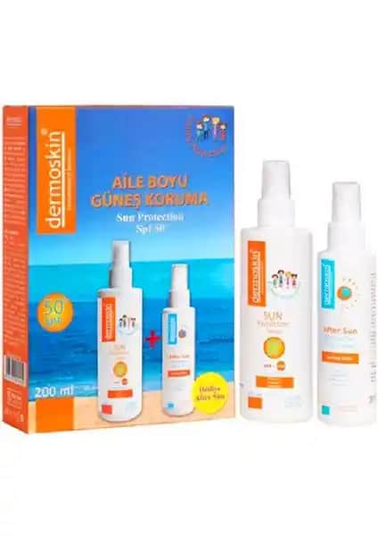 Dermoskin Güneş Koruyucu SPF 50+ ve After Sun ile Güvenli Yaz Bakımı