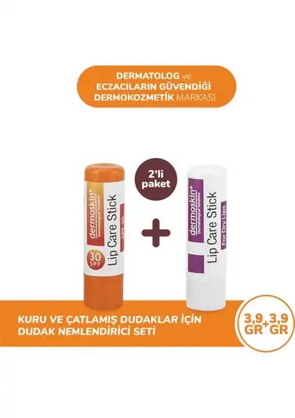 Dermoskin Lipcare Gofre Dudak Korumalı Nemlendirici: Günlük ve Güneş Koruyucu Dudak Bakımı