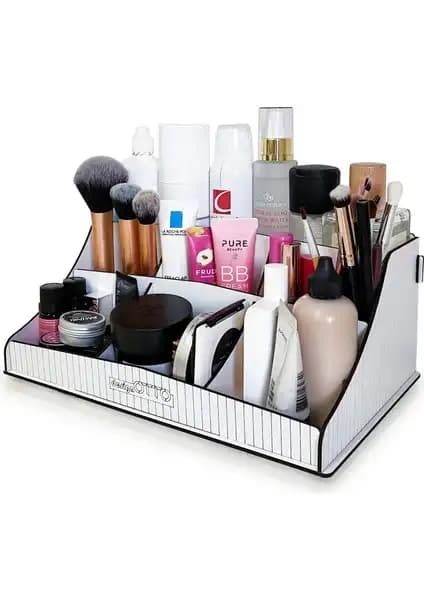 Design OTTO Bella Small Ahşap Makyaj ve Takı Organizeri Şık ve Kullanışlı Tasarım