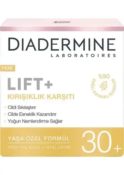 Diadermine Lift+ 30+ Gündüz Kremi: Yaşlanma Belirtilerine Karşı Etkili ve Doğal Bakım