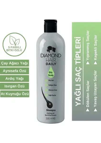 Diamond Hair Daily Aşırı Yağlı ve Kepekli Saçlar İçin Arındırıcı Şampuan İncelemesi