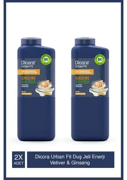 Dicora Urban Fit Enerji Vetiver Ginseng Duş Jeli: Ferahlatıcı ve Enerji Veren Temizlik Deneyimi