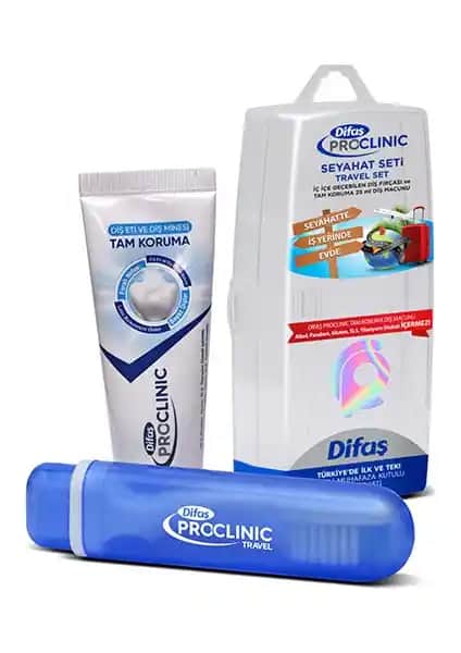 Difaş Pro Clinic Seyahat Diş Seti: Pratik ve Güvenilir Ağız Bakım Çözümü