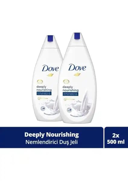 Dove Deeply Nourishing Duş Jeli: Nemlendirici ve Hassas Ciltler İçin Günlük Temizlik