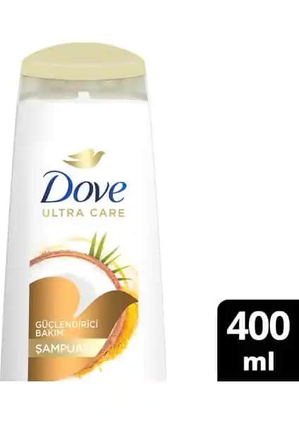 Dove Ultra Care Hindistan Cevizi Yağı Şampuanı Saç Güçlendirme ve Parlaklık Sağlar