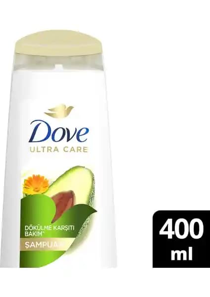 Dove Ultra Care Saç Bakım Şampuanı Doğal İçeriklerle Saç Dökülmesine Karşı Etkili Çözüm