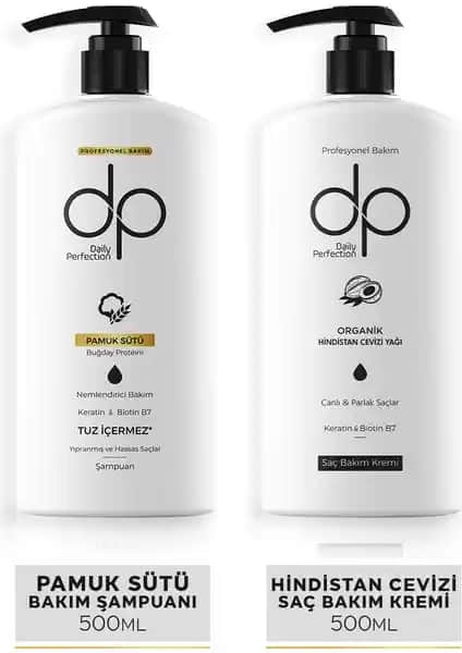 Dp Daily Perfection Saç Bakım Seti Doğal İçeriğiyle Sağlıklı ve Parlak Saçlar İçin