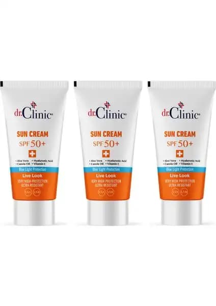 Dr. Clinic SPF 50+ Güneş Koruyucu Krem: Hassas Ciltler İçin Yüksek Koruma ve Güçlü Formül