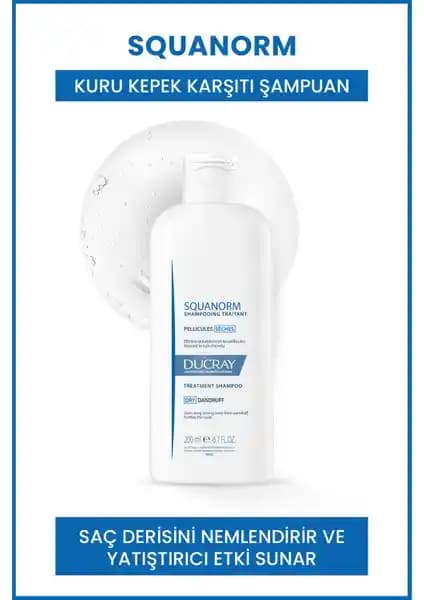 Ducray Squanorm Yağlı Kepek Şampuanı: Saç Derisini Rahatlatan ve Kepeği Azaltan Dermatolojik Çözüm