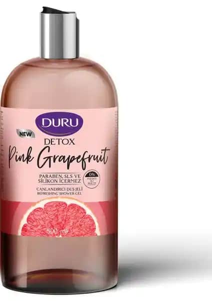Duru Detox Pembe Greyfurt Duş Jeli: Kalıcı Koku ve Ferahlatıcı Temizlik Deneyimi