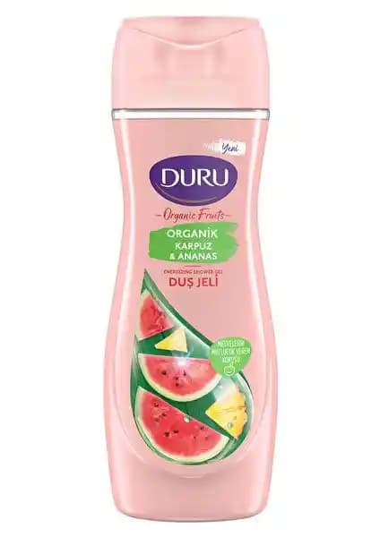 Duru Duş Jeli Karpuz Ananas Doğal ve Ferahlatıcı Tropikal Meyve Kokusu ile Günlük Bakım