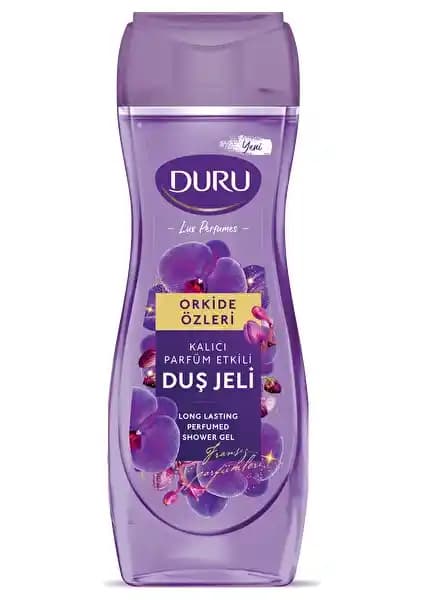 Duru Duş Jeli Lux Perfumes Orkide Özleri Zarif ve Kalıcı Kokusu ile Gün Boyu Tazelik Sunar