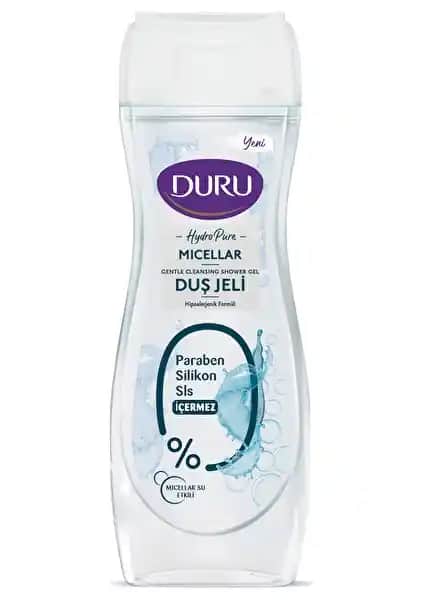 Duru Hydro Pure Micellar Duş Jeli: Hassas Ciltler İçin Güvenli ve Etkili Temizlik Ürünü