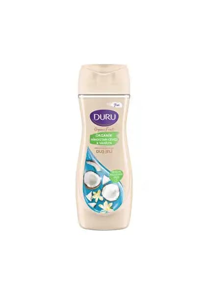 Duru Organik Hindistan Cevizi ve Vanilya Duş Jeli: Tropik Aromalarla Zenginleştirilmiş Temizlik Ürünü