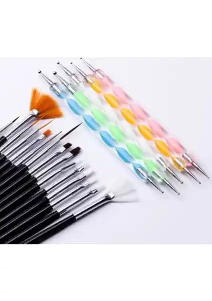 Ecoform 20 Parça Nail Art Seti: Çok Yönlü Tırnak Süsleme ve Tasarım Aracı