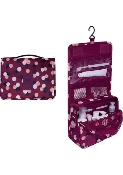 Ecoform Askılı Seyahat Kozmetik ve Makyaj Çantası Şıklık ve İşlevselliği Bir Arada
