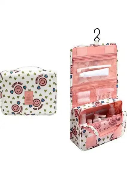 Ecoform Organizer Askılı Seyahat Kozmetik Makyaj Çantası Kullanışlı ve Dayanıklı Tasarım