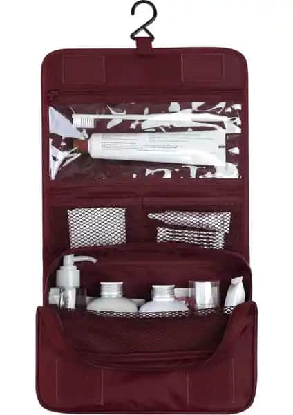 Ecoform Organizer Askılı Seyahat Kozmetik Makyaj Çantası Şık ve Fonksiyonel Tasarım