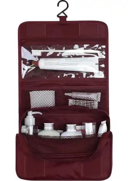 Ecoform Organizer Askılı Seyahat Kozmetik Makyaj Çantası Şık ve Fonksiyonel Tasarım