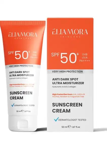Eliamora Yoğun +50 SPF Güneş Kremi: Yüksek Koruma ve Çok Yönlü Kullanım Özellikleri