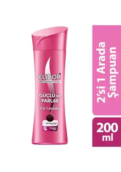Elidor 2'li Şampuan Güçlü ve Parlak Saçlar İçin Çok Yönlü Bakım Ürünü