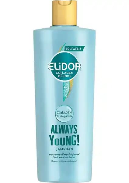 Elidor Collagen Blends Sülfatsız ve Silikonsuz Saç Şampuanı ile Saçlarınızı Güçlendirin ve Canlandırın