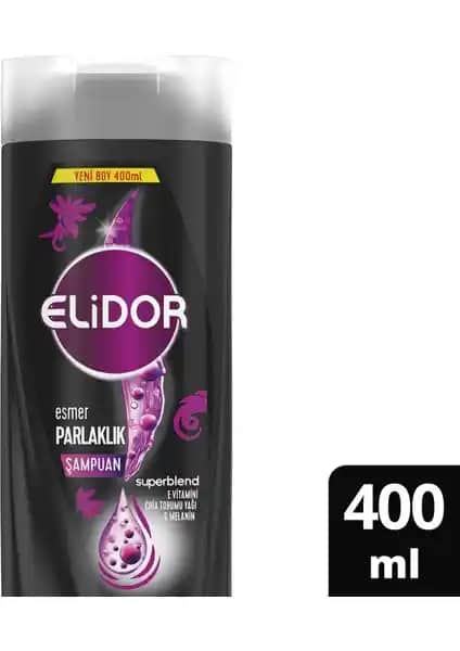 Elidor Superblend Esmer Parlaklık Şampuanı: Koyu Saçlar İçin Güçlü ve Parlak Saç Bakım Ürünü