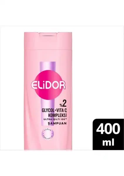 Elidor Ultra Işıltı Saç Bakım Şampuanı ile Saçlarınızda 100 Saat Süren Parlaklık ve Sağlık