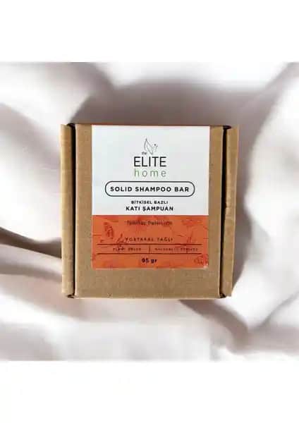 Elite Home Bitkisel Katı Şampuan 95 gr Portakal Doğal ve Vegan Saç Temizliği için