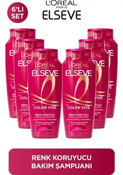 Elseve Color VIVE Renk Koruyucu Şampuan ile Saçlarınızı Koruyun ve Parlaklığını Artırın